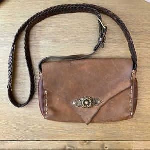 Handcrafted Vintage Leather Crossbody